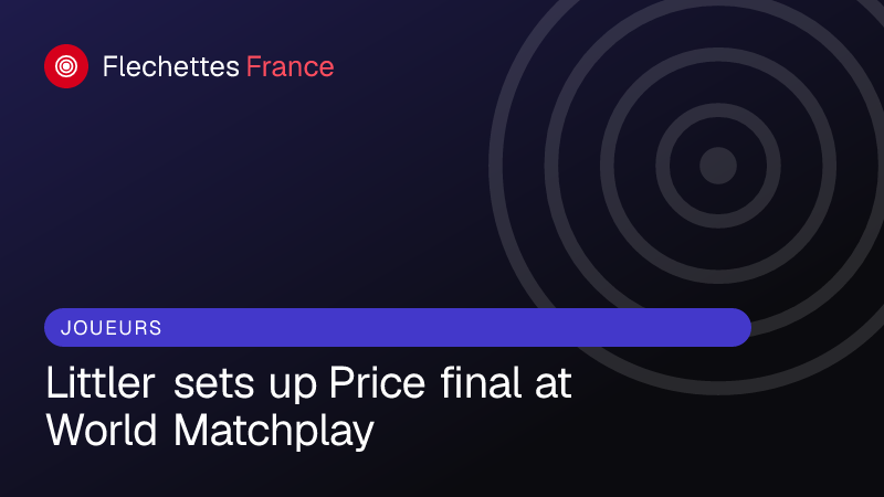 Littler sets up Price final at World Matchplay