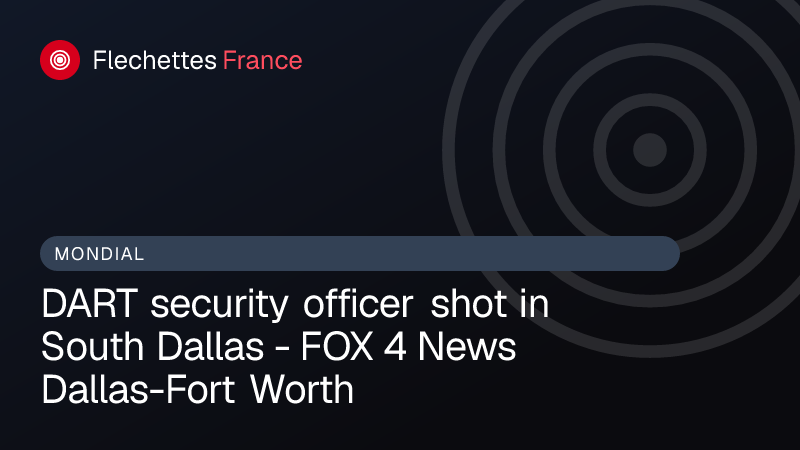 DART security officer shot in South Dallas - FOX 4 News Dallas-Fort Worth